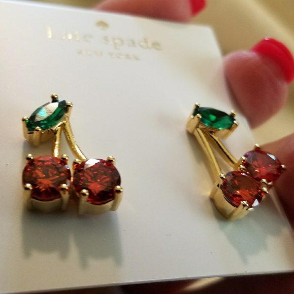 🎉HOST PICK Kate♠Spade🍒'Ma Cheri🍒Cherry🍒Earring - Picture 5 of 8